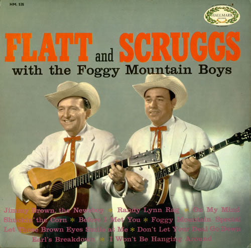 Flatt & Scruggs - Flatt And Scruggs With The Foggy Mountain Boys (LP) Vinyl LP Vinyl Zeer Goed / Hoesje Goed "VINYLSINGLES.NL"