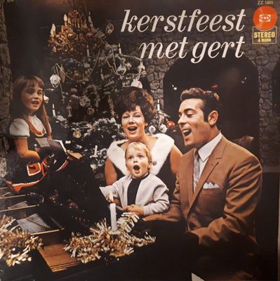 Gert Timmerman - Kerstfeest Met Gert (LP) B-Keus Vinyl LP Vinyl Very Good (VG) <br> Hoes Fair (F)