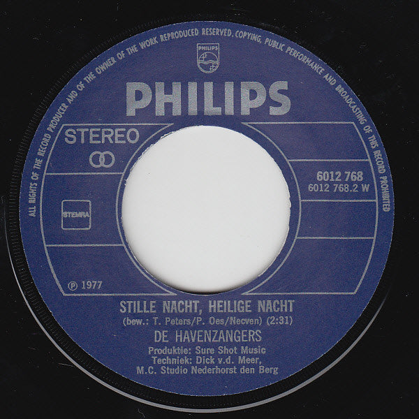 Havenzangers - Ik Droom Van Een Gelukkig Kerstfeest 41260 Vinyl Singles Vinyl Goed / Hoes Goed