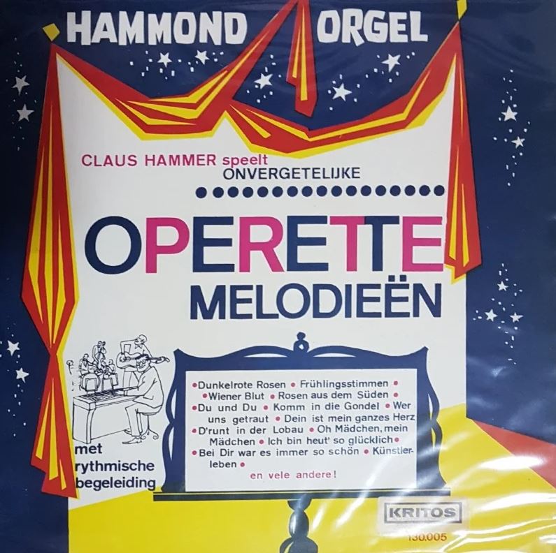 Claus Hämmer - Claus Hammer Speelt Onvergetelijke Operette Melodieën (LP) Vinyl LP Vinyl Zeer Goed / Hoesje Goed "VINYLSINGLES.NL"