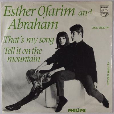 Esther & Abi Ofarim - That's My Song Vinyl Singles Vinyl Zeer Goed / Hoesje Goed "VINYLSINGLES.NL"