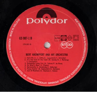Bert Kaempfert / James Last - Serenade In Blue (LP) 49845 Vinyl LP Dubbel Vinyl Goed / Hoes Goed