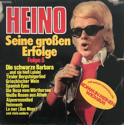 Heino - Seine Großen Erfolge 5 (LP) Vinyl LP Vinyl Zeer Goed / Hoesje Goed "VINYLSINGLES.NL"