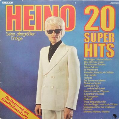 Heino - 20 Super Hits - Seine Allergrößten Erfolge (LP) Vinyl LP Vinyl Zeer Goed / Hoesje Goed "VINYLSINGLES.NL"