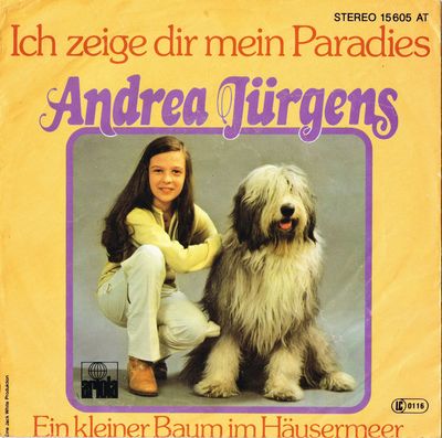 Andrea Jürgens - Ich Zeige Dir Mein Paradies Vinyl Singles Vinyl Zeer Goed / Hoesje Goed "VINYLSINGLES.NL"