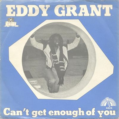 Eddy Grant - Can't Get Enough Of You Vinyl Singles Vinyl Zeer Goed / Hoesje Goed "VINYLSINGLES.NL"
