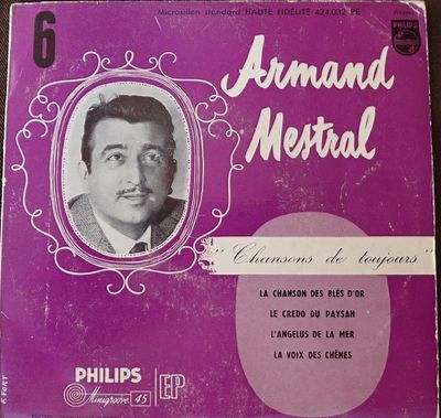 Armand Mestral - 6 "Chansons De Toujours" Vinyl Singles Vinyl Zeer Goed / Hoesje Goed "VINYLSINGLES.NL"