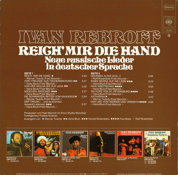 Ivan Rebroff – Reich' Mir Die Hand (LP) 49841
