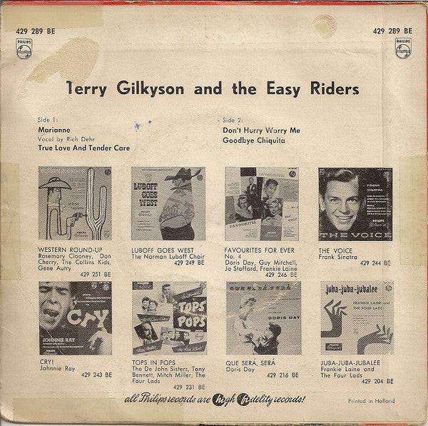 Terry Gilkyson And The Easy Riders - Marianne 30714 Vinyl Singles EP Vinyl Goed / Hoes Goed