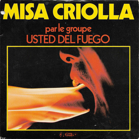 Usted Del Fuego - Misa Criolla 32021 Vinyl Singles Vinyl Goed / Hoes Goed
