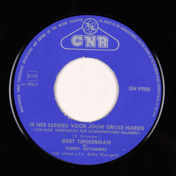 Duo Gert Timmerman - Ik Heb Eerbied Voor Jouw Grijze Haren 16477 Vinyl Singles Vinyl Goed / Hoes Generic