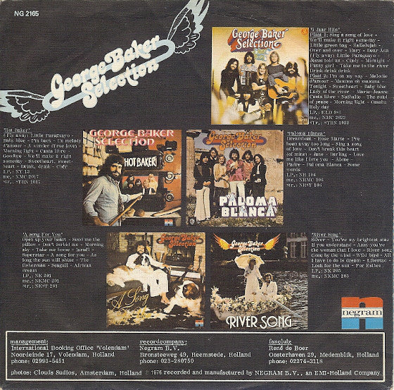 George Baker Selection - Manana Vinyl Singles Vinyl Zeer Goed / Hoesje Goed "VINYLSINGLES.NL"