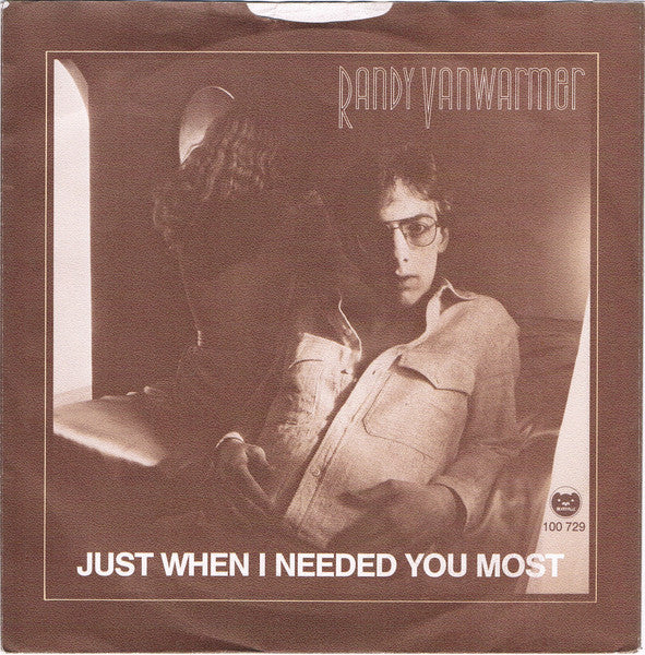 Randy Vanwarmer - Just When I Needed You Most 35394 Vinyl Singles Vinyl Goed / Hoes Goed