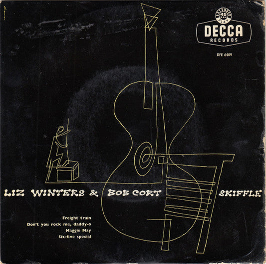 Liz Winters & Bob Cort - Skiffle 41400 Vinyl Singles EP Vinyl Goed / Hoes Goed
