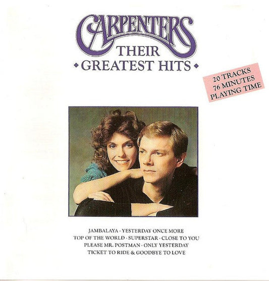 Carpenters - Their Greatest Hits (CD) Compact Disc Vinyl Goed / Hoes Goed