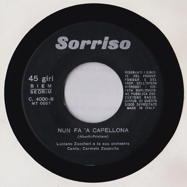 Carmelo Zappulla - Guagliuncello Senza Mamma 03911 Vinyl Singles Vinyl Goed / Hoes Goed