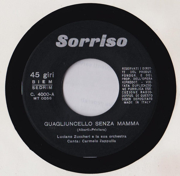 Carmelo Zappulla - Guagliuncello Senza Mamma 03911 Vinyl Singles Vinyl Goed / Hoes Goed