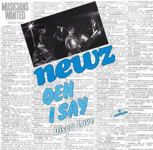 Newz - Oeh I Say 21337 Vinyl Singles Vinyl Goed / Hoes Goed
