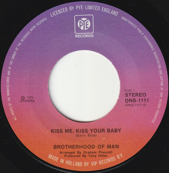 Brotherhood Of Man - Küss mich, küss dein Baby 13309