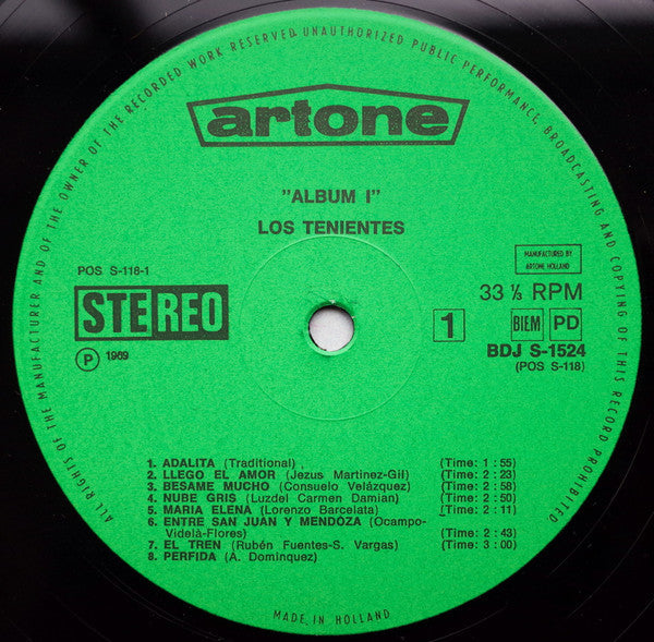 Los Tenientes – 16 lateinamerikanische Favoriten (LP) 49629
