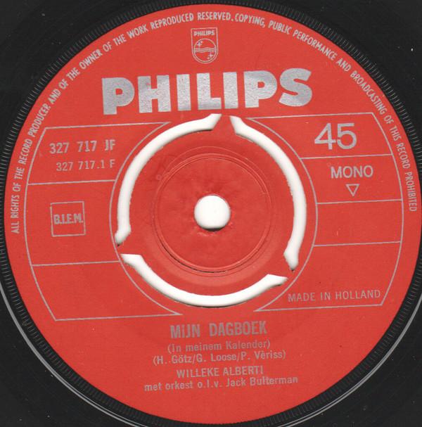 Willeke Alberti - Mijn Dagboek 05713 Vinyl Singles Vinyl Goed / Hoes Goed