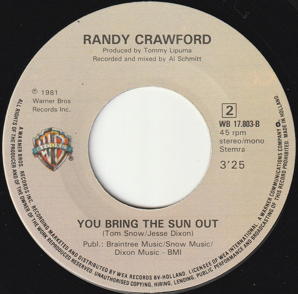 Randy Crawford - You Might Need Somebody 30371 Vinyl Singles Vinyl Goed / Hoes Goed