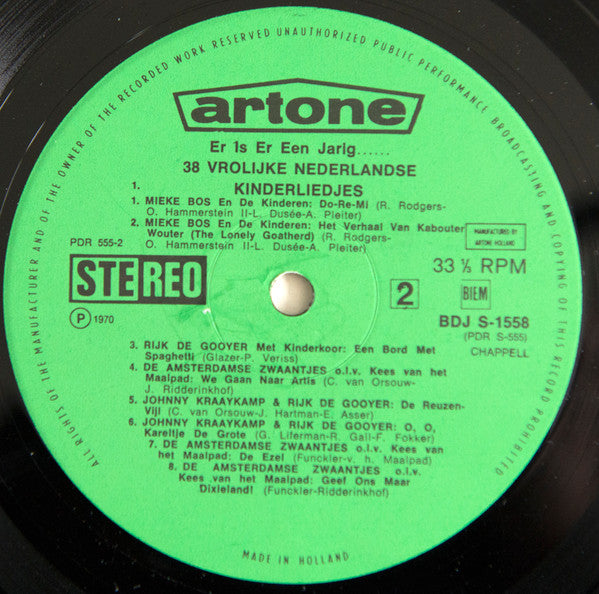 Flashing Balls, The Amsterdam Swans, Mieke Bos – Jemand hat Geburtstag! (LP) 49327