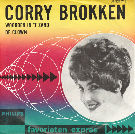 Corry Brokken - Woorden In 't Zand 14038 Vinyl Singles Vinyl Goed / Hoes Goed