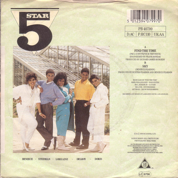 5 Star - Find The Time 15508 Vinyl Singles Vinyl Goed / Hoes Goed