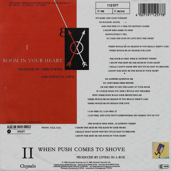 Living in a box - Room In Your Heart 01732 Vinyl Singles Vinyl Goed / Hoes Goed