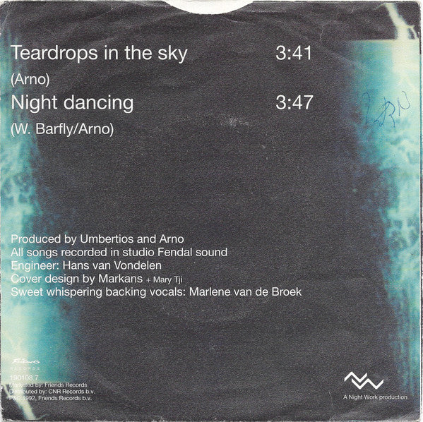 Night Work - Teardrops In The Sky 16469 Vinyl Singles Vinyl Goed / Hoes Goed