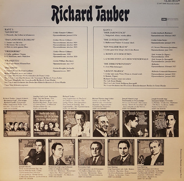 Richard Tauber - Richard Tauber (LP) 43193 Vinyl LP Vinyl Goed / Hoes Goed