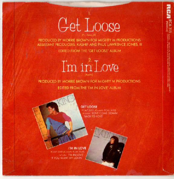 Evelyn King - Get Loose Vinyl Singles Vinyl Zeer Goed / Hoesje Goed "VINYLSINGLES.NL"