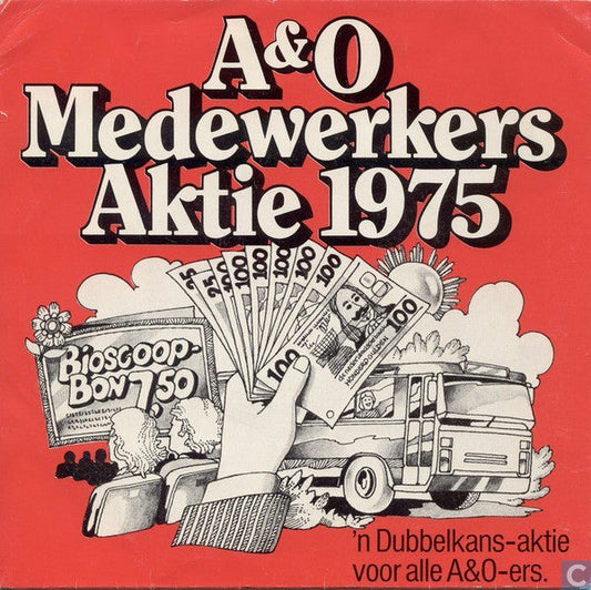 Tol Hansse - A&O Medewerkers Aktie 1975 38156 Vinyl Singles Vinyl Goed / Hoes Goed