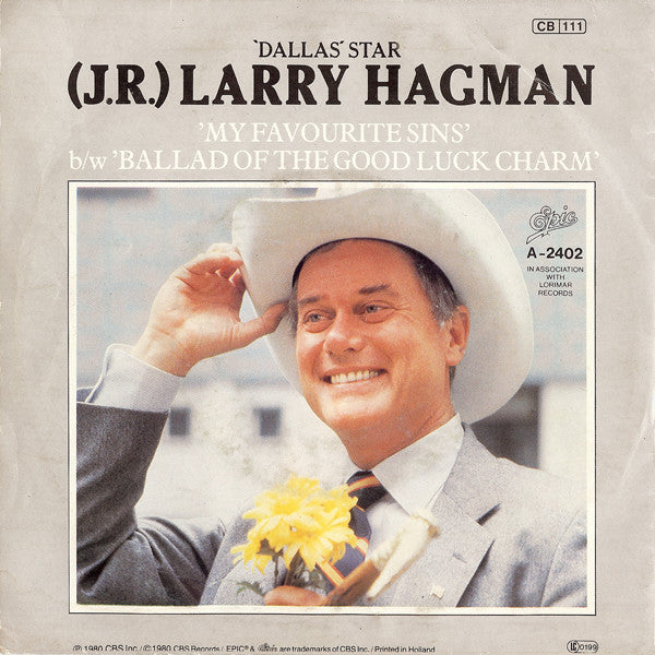 Larry Hagman - My Favourite Sins 24199 Vinyl Singles Vinyl Goed / Hoes Goed