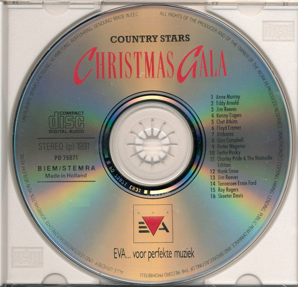 Various - Christmas Gala - Country Stars (CD) 70608 Compact Disc Goede Staat