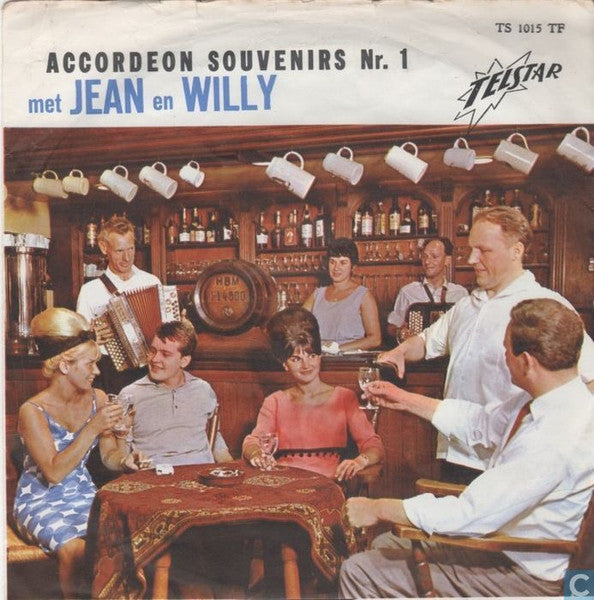 Jean En Willy - Accordeon Souvenirs Nr. 1 38153 Vinyl Singles Vinyl Goed / Hoes Goed