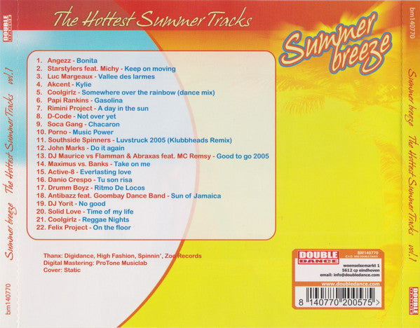Various - Summer Breeze Vol. 1 - The Hottest Summer Tracks (CD) 70614 Compact Disc Goede Staat