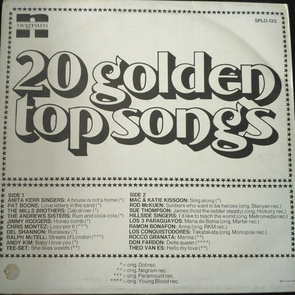 Various - 20 Golden Top Songs (LP) 51536