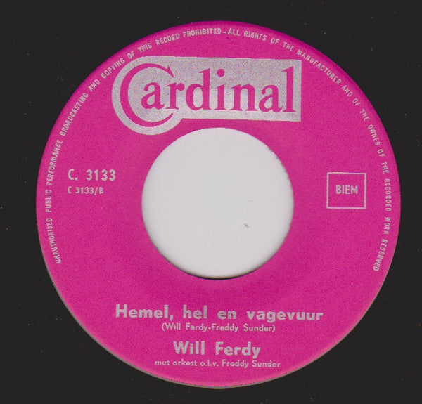 Will Ferdy - Wanneer De Avond Komt 30994 Vinyl Singles Vinyl Goed / Hoes Goed