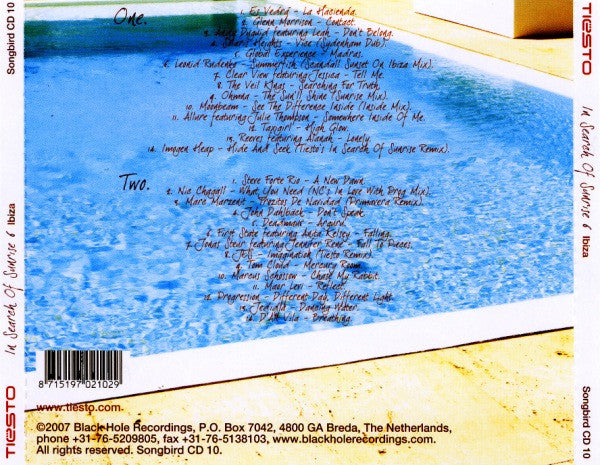 DJ Tiësto - In Search Of Sunrise 6: Ibiza (CD) 70432 Compact Disc Goede Staat