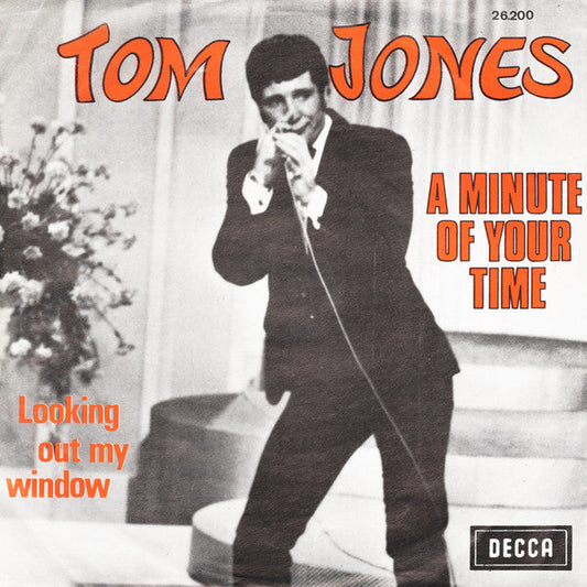 Tom Jones - A Minute Of Your Time 39680 Vinyl Singles Vinyl Goed / Hoes Goed
