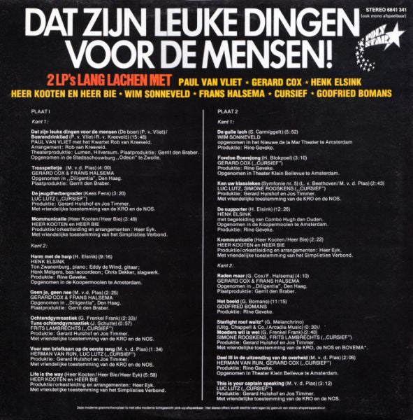 Various - Dat Zijn Leuke Dingen Voor De Mensen! (LP) 50627 Vinyl LP Dubbel Vinyl Goed / Hoes Goed