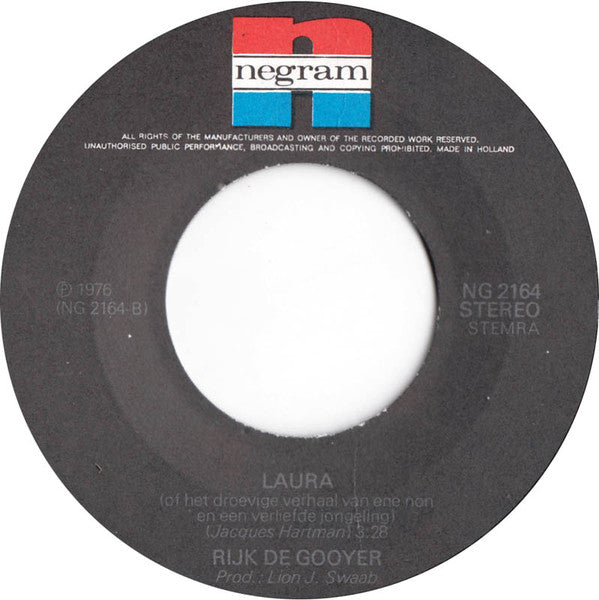 Rijk De Gooyer - De Moord Te Raemsdonk 21904 Vinyl Singles Vinyl Goed / Hoes Goed