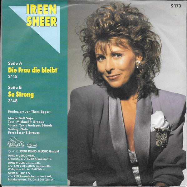 Ireen Sheer - Die Frau Die Bleibt 20431 Vinyl Singles Vinyl Goed / Hoes Goed