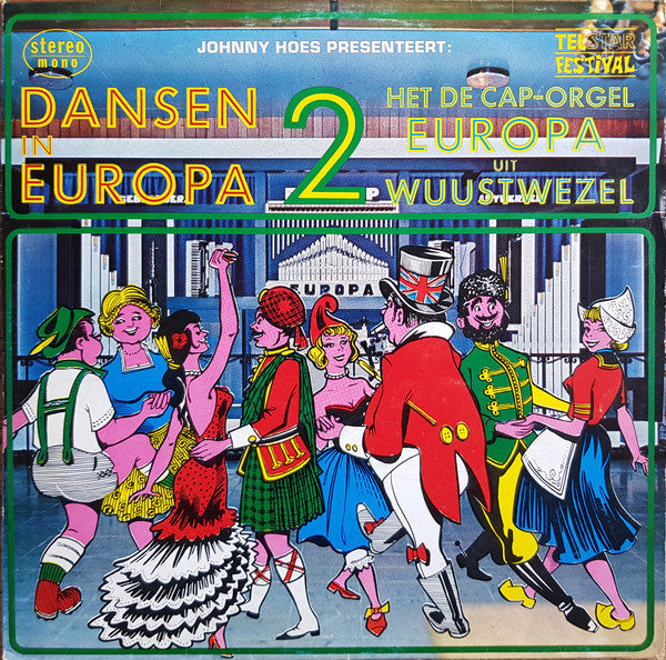 Decap Organ - Dansen In Europa - Het de Cap-Orgel Europa Uit Wuustwezel 2 (LP) Vinyl LP Vinyl Zeer Goed / Hoesje Goed "VINYLSINGLES.NL"