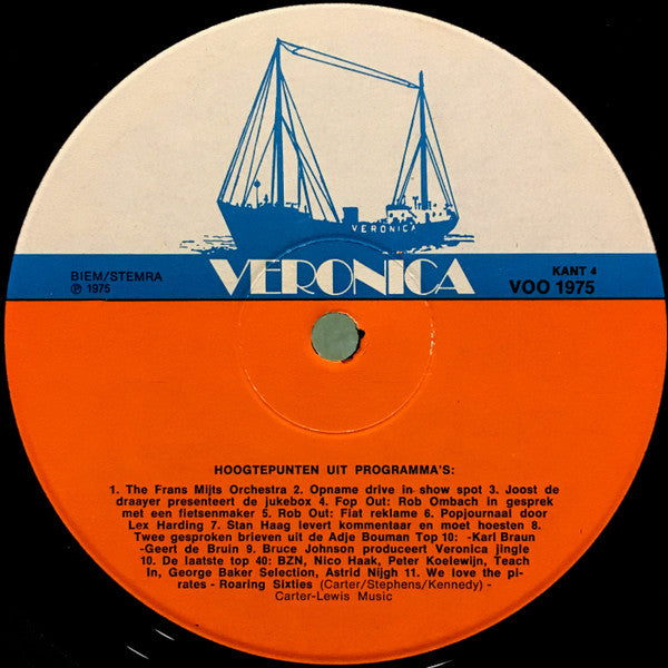 Various - De 15 Beste Veronica Tunes / De Noordzee Tune (LP) 52451 Vinyl LP Vinyl Goed / Hoes Goed