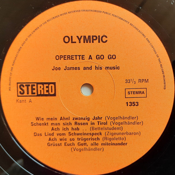 Joe James And His Music - Operette A Gogo (LP) 40791