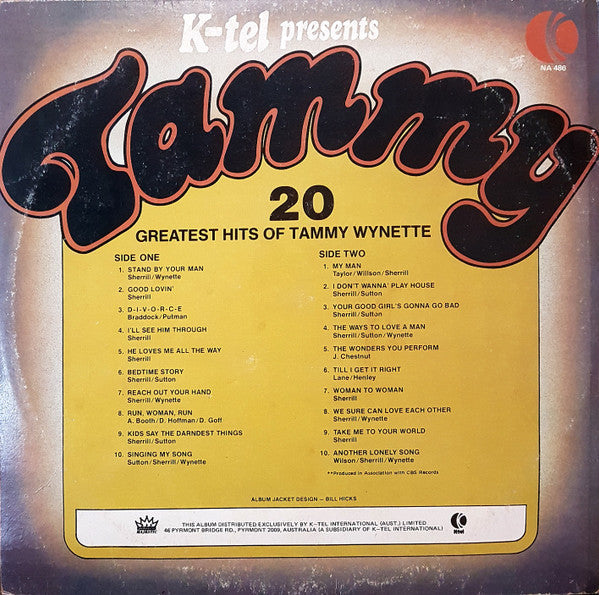 Tammy Wynette - Tammy - 20 Greatest Hits (LP) 46176 Vinyl LP Vinyl Goed / Hoes Goed