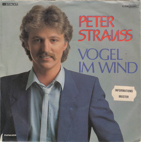 Peter Strauss - Vogel Im Wind 23535 Vinyl Singles Vinyl Goed / Hoes Goed